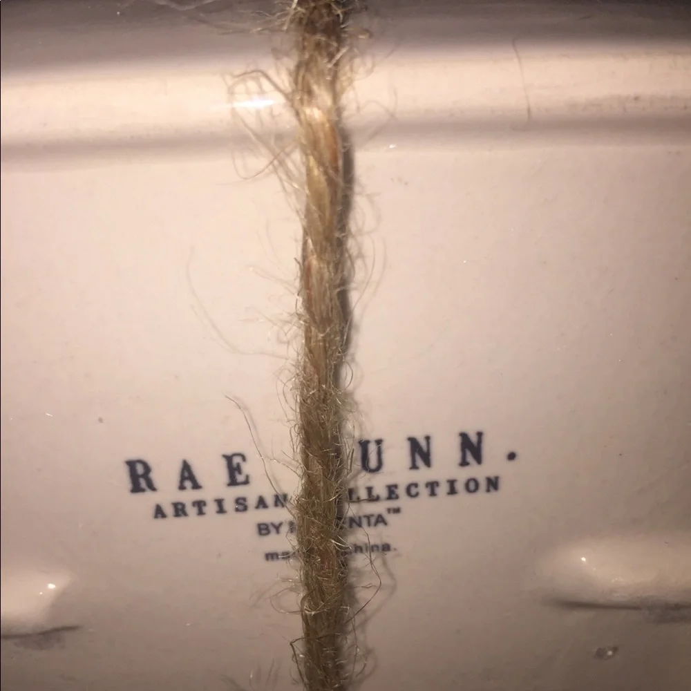 Rae Dunn Easter planter 3 pots with drainage holes and tray all ceramic - Picture 5 of 6